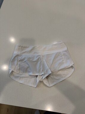 lululemon athletica White Layered Athletic Shorts